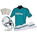 Franklin Sports Miami Dolphins Kids Football Uniform Set - NFL Youth Football Costume for Boys & Girls - Set Includes Helmet, Jersey & Pants - Large