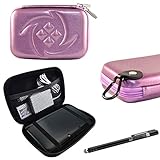 KOZMICC Purple Nintendo 3DS XL The Legend of Zelda: A Link Between Game Console Hard Carrying Case Cover + Heavy Duty Stylus