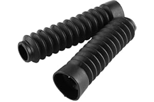 Motorcycle Front Fork, Rubber Motorcycle Fork Boots Dirt Bike Front for Boots(Black)