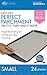 The Smart Baker Pre-Cut Perfect Parchment Paper 9 x 13 inches, Small. Greaseproof Nonstick 24 pieces Pre-Cut Baking Sheets