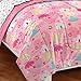 Dream Factory Pretty Princess Ultra Soft Microfiber Girls Comforter Set, Pink, Full