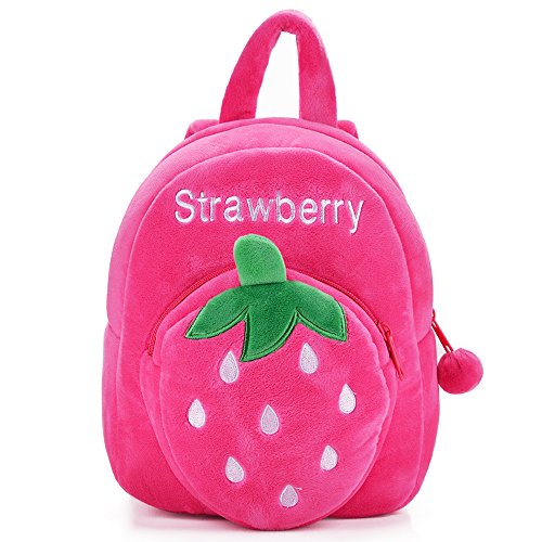 Gloveleya fruit series plush kid s backpack shoulder ba…