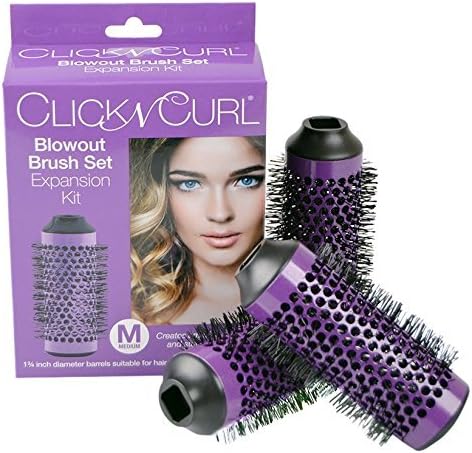 Click n Curl Blowout Brush Set Expansion Kit, Medium by Click n Curl
