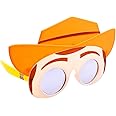 Sun-Staches Official Disney Toy Story Sunglasses | Woody, Buzz or Forky Costume Accessory Mask