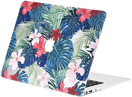 Unik Case - Graphic Rubberized Hard Case for Macbook 13" Air A1369/A1466 - Tropical Flowers
