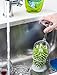 Glass Cleaning Brush By Lemonade: Standing Wine Glass And Bottle Cleaner With Strong Suction Cup with Base For Quick Scrubbing With Easy Release Tab, Stable Washing For Cups, Mugs, Decanters And Jugs
