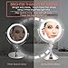 AmnoAmno LED Makeup Mirror-10x Magnifying,7.8