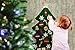 Felt Christmas Tree for Kids- Glitter Edition. 3Ft, Wall or Door Hanging, 30 Detachable Christmas Ornaments.