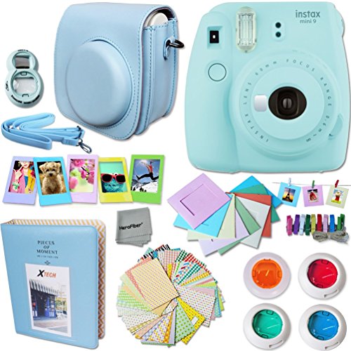 Fujifilm instax mini 9 instant camera ice blue (new 201…