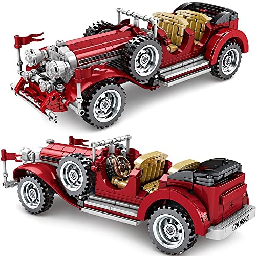 Metro Toys & Gift 617Pcs Classic Car Model Toys Building Blocks Bricks Kids Toys Gifts