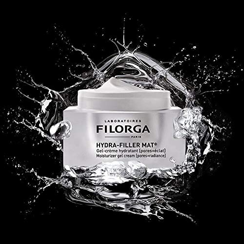 Filorga Hydra-Filler Mat Perfecting Moisturizing Cream, Face Moisturizer with Hyaluronic Acid and Enzymes to Hydrate Skin, Refine Pores, and Reveal a Radiant Complexion, 1.69 fl. oz.