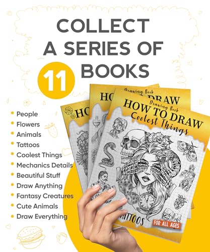 How to Draw Coolest Things Tattoos: Unleash Your Inner Artist and Learn to Sketching Body Art. Creative and Step-by-Step Guide to Drawing Unique Styles