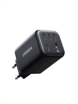 Zapix 45W Chargeur USB C Rapide iPhone 5 Ports Prise Secteur GaN