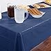 Creative Converting Touch of Color Plastic Table Cover, 54 by 108-Inch, Navy