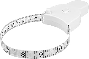 1 Pack Soft Tape Measure Retractable Measuring for Body Fabric Sewing Craft Knitting Or Perimeter of Objects Waist, Hip, Bust