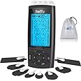 Belifu 4 Channels Tens EMS Unit, TENS Unit Muscle Stimulator for Pain Relief, 24 Modes 20 Level Intensity, Electric Pulse Massager with Large Screen, 8 Pads