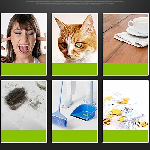 3-in-1 Household Hand Push Sweeper Vacuum Cleaner Rotating Floor Machine Broom Automatic Cleaning Robot Adjustable Dustpan Trash Bin Brush without Electricity