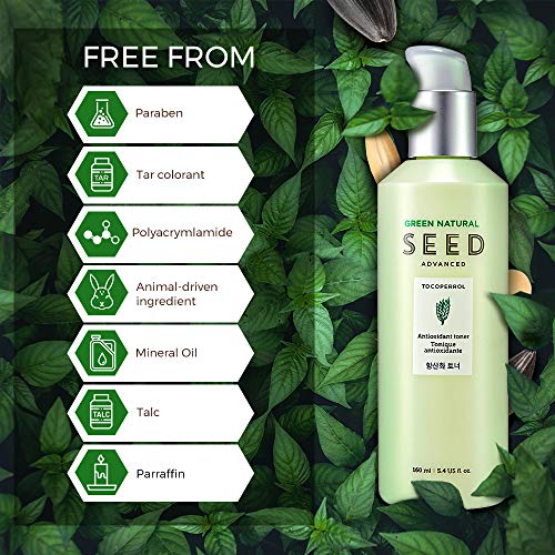 green natural seed antioxidant toner