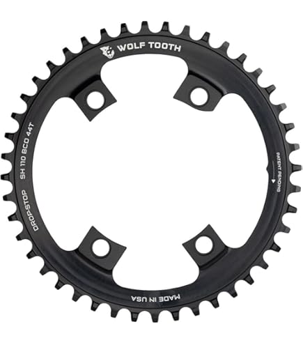 Wolf Tooth Components 40T Drop-Stop Chainring: for Shimano Road