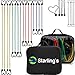Starling's Bungee Cords with Hooks – Heavy Duty Bungie Straps Assortment Set of 24 100% Latex – Elastic Stretch Cord, Pull Ropes for Motorcycle Truck Car Trailer Camper Bike W/Bungees Ball-Canopy Tie
