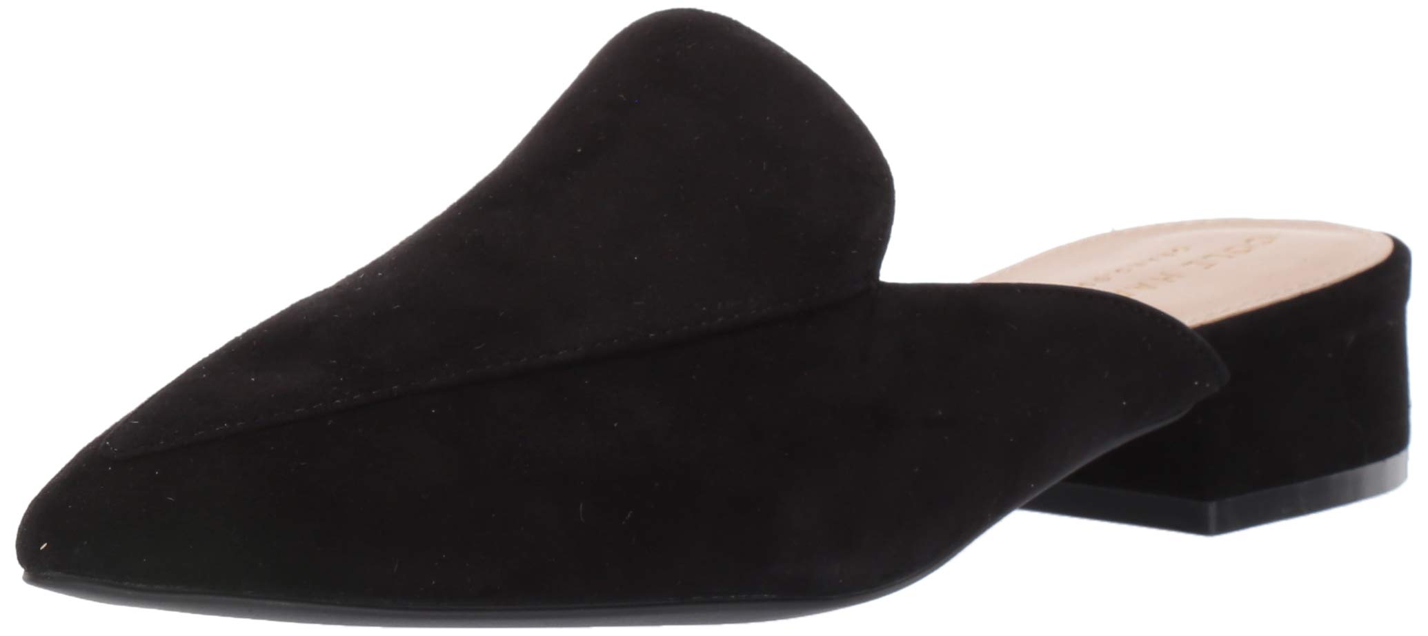 Cole Haan Women’s Piper Mule Loafer, Black Suede, 6.5 2A US
