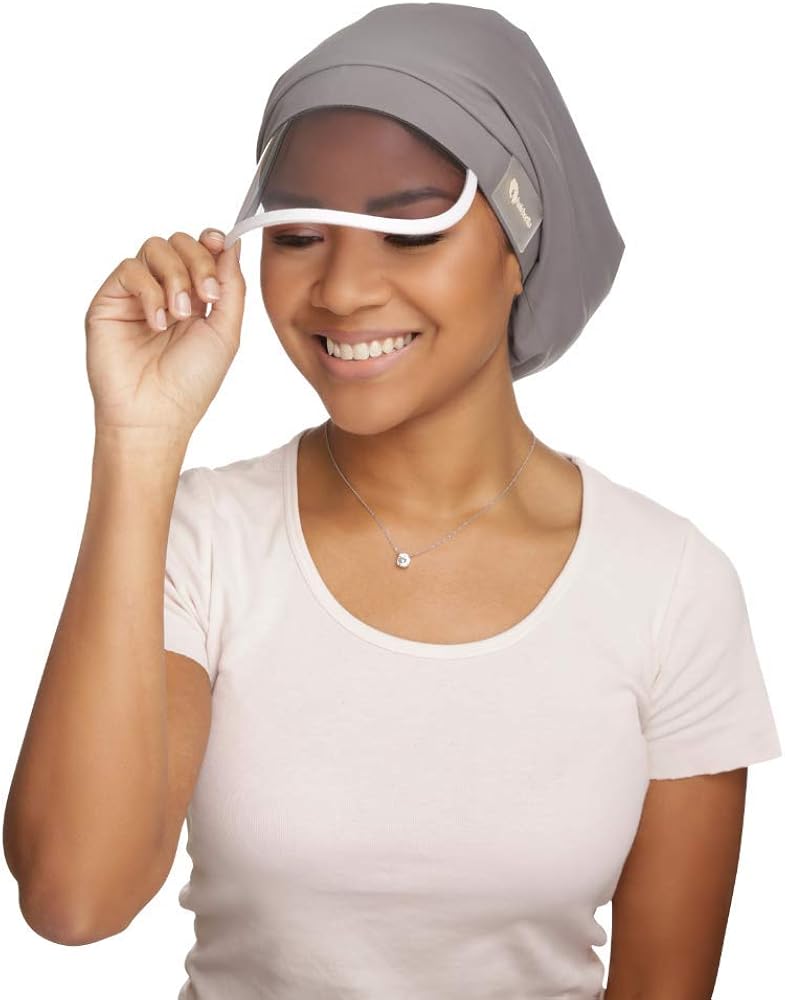 Hairbrella Women’s Rain Hat, Waterproof, Sun Protection, Satin-Lined, Packable