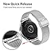TRUMiRR for Samsung Galaxy Watch 46mm/Gear S3 Bands, 22mm Premium Stainless Steel Watchband Quick Release Strap Bracelet for Fossil Men's Gen 4 Explorist HR, TicWatch Pro