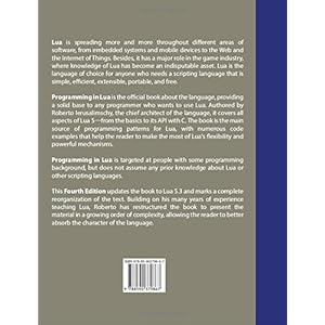 Programming in Lua, Fourth Edition