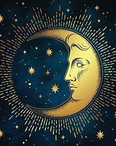 Celestial Journal - Moon and Stars: This beautiful wide-ruled notebook captures the wonder of space, history and art in one lovely book. (Mystic Celestial Galaxy Moon and Stars Collection) Paperback – February 2, 2019
