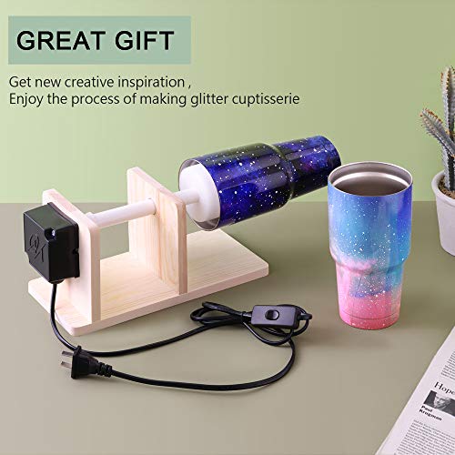 Siebel Cup Turner for Crafts Tumbler,Tumbler Turner Machine with 2Way