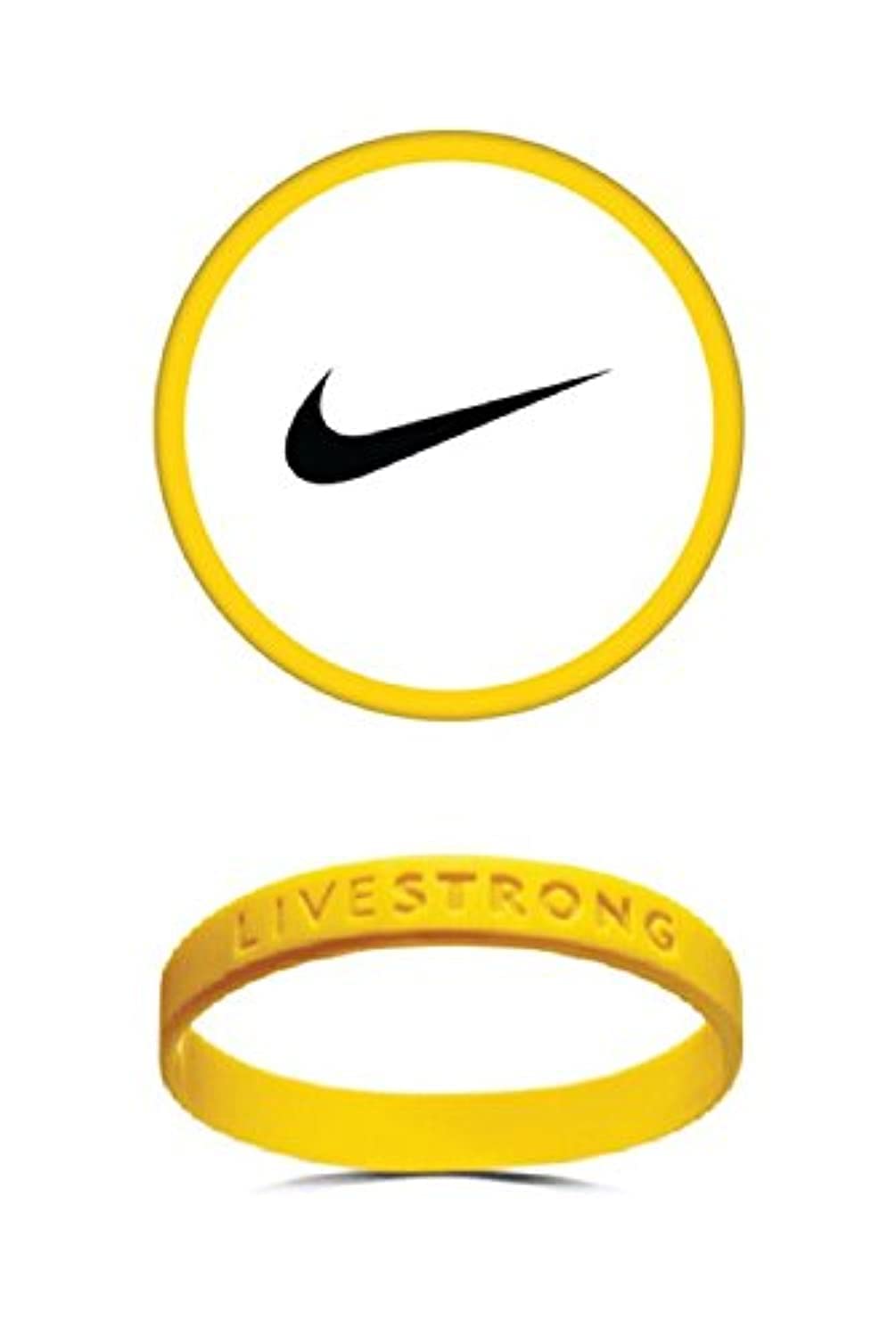 LiveStrong Live Strong Yellow Bracelet Wristband Size Adult 8 inch L/xl