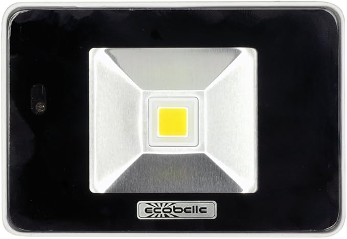 ECOBELLE 1 x Foco Proyector LED 10W con Sensor Microwave de ...