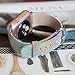 MIFFO Apple Watch Band Leather iWatch Strap Extreme Deluxe Shiny Bling Glitter Leather Bracelet Wristband for Apple Watch Series 1, Series 2, Series 3 Sport Edition (Rainbow-38mm)