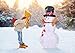 5 Foot Christmas Inflatables Snowman with Hat, Airblown Inflatable Snowman with Branch Hands, Lighted for Home Outdoor Yard Lawn Decoration
