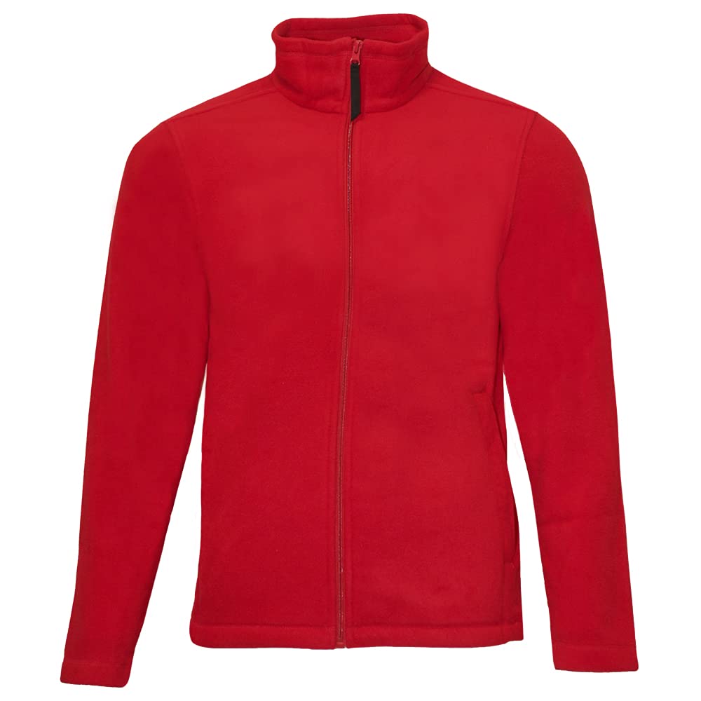Regatta Men Full-Zip Micro Fleece Jacket - Classic Red, Medium