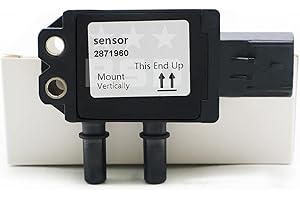 BSDIOSFL 2871960 Diesel Exhaust Gas Differential Pressure Sensor fit for Cummins Freightliner Cascadia Coronado M2 106 112 with Number 904-7127 37DPS035-01 37DPS03501