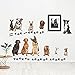 Wall Stickers for Bedroom Living Room, PARLAIM Wall Decals for Kids Boys and Girls (Muti)