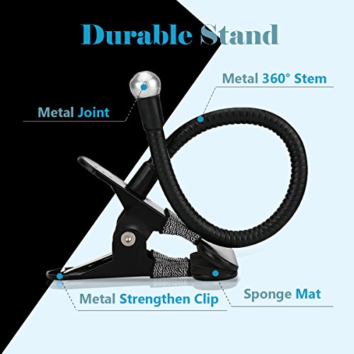 Office Cubicle Clip on Mirror, 7.28'' Rear View Computer/Laptop Safety