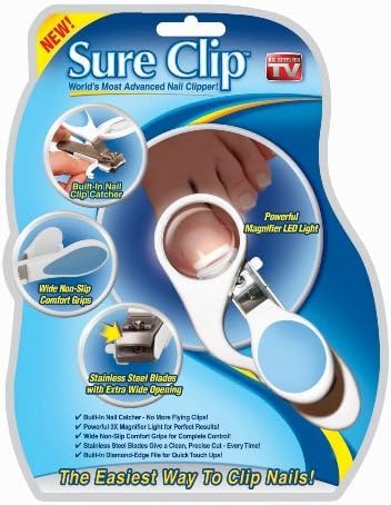Sure Clip Nail Clipper - 2 Units Included - As Seen on TV