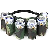 Camouflage Beer Belt, Holds 6 Cans or Bottles - ²DY6VZ