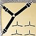 BBDOU Bed Sheet Clips Straps, Triangle Adjustable Bed Sheet Mattress Covers Grippers Straps Suspender Fasteners Holder