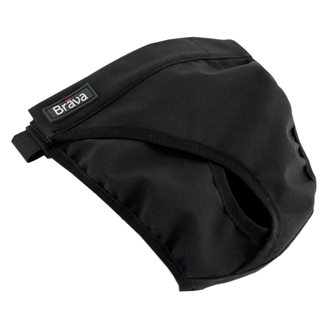 FINNERO BRAVA Washable Wrap-Around Dog Hygiene Pants black, Dog Diaper, Incontinence (size M)