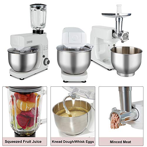 Kitchen Stand Mixers 3 in 1 Standing Mixer,800W Electric Kitchen Food