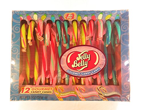 Candy Cane 5 Flavors Variety Bundle with Dum Dum, Smarties, Swedish Fish, Jelly Belly and Warheads includes 5 different 12 packs