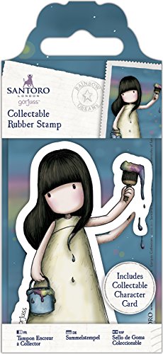 Docrafts Gor 907145 Santoro's Gorjuss Collectable Rubber Stamp - No. 46 Rainbow