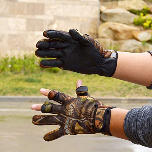 Angelhandschuhe LLMZ 1Pcs Neopren Handschuhe Angeln Angelhandschuhe Fishing Gloves für Paintball Angeln Fotografieren… – Bild 8