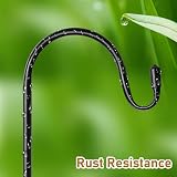 SEGNAYEN 94cm Shepherds Hooks for Garden Lights, 2 Pack, Adjustable view 7