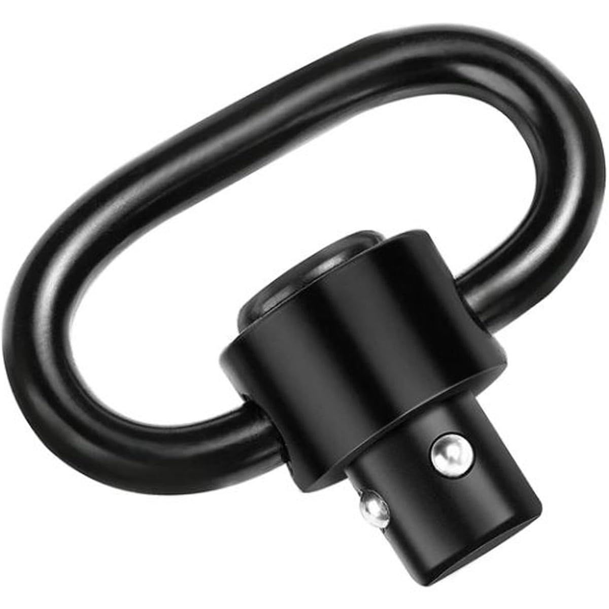 RALSPEC 1 x Heavy Duty QD Rifle Sling Swivel Mount Push Button Quick Release Detach Gun Swivels 1.25" Loop Attachment Adapter Keymod