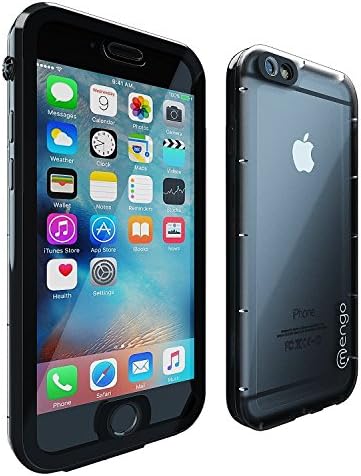 Mengo Hydro Series iPhone 6S Plus Waterproof Case (5.5” Version) Super Thin, Light Weight, Dustproof, Shockproof (Black)
