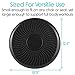 Vive Wobble Cushion - Inflatable Balance Disc Seat - Fitness Core Stability Trainer Wiggle Pad for Office Chair, Rehab, Isokinetics, PT - Kids Adult Workout Sensory Seat Equipment with Exercise Book
